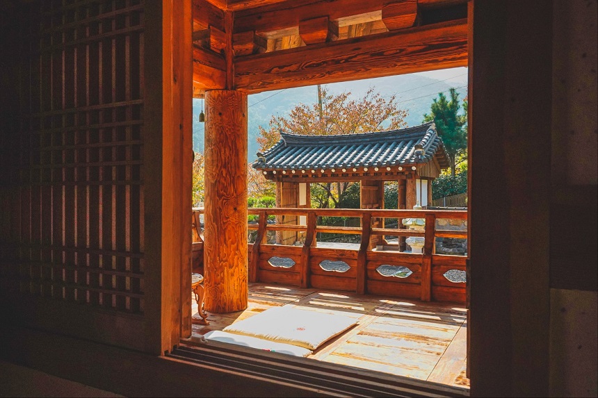 간월산 전경이 한눈에 보이는 